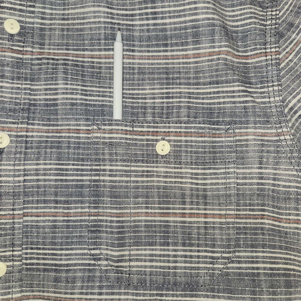 American Rag Men's Gray and White Plaid Button-Down Shirt - Picture 10 of 10